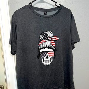 SHEIN American skull shirt!
